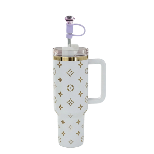 Luxus - Tumbler (1,2 l) – Weiß