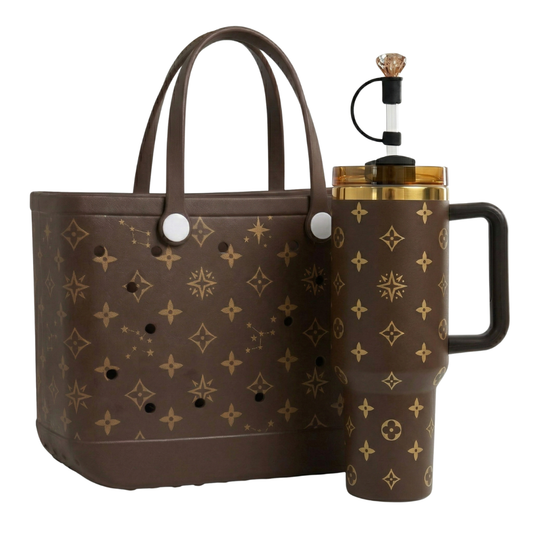 LuxeCarry Duo-Set — Tragetasche + Tumbler