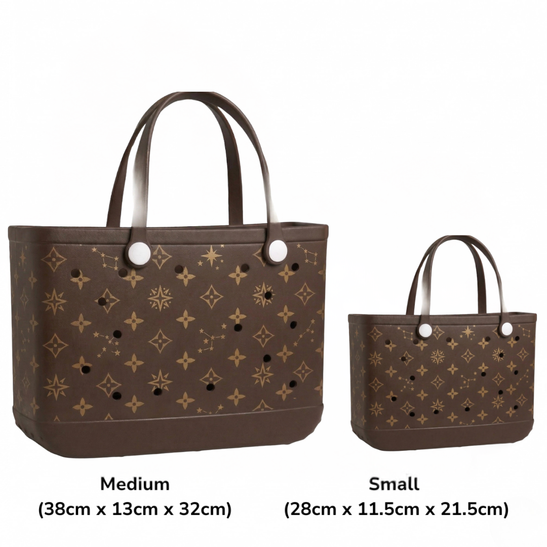 LuxeCarry Tragetasche — Wasserfeste Monogramm-Edition